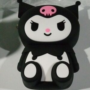 Sanrio KUROMI Black and White Character Bag